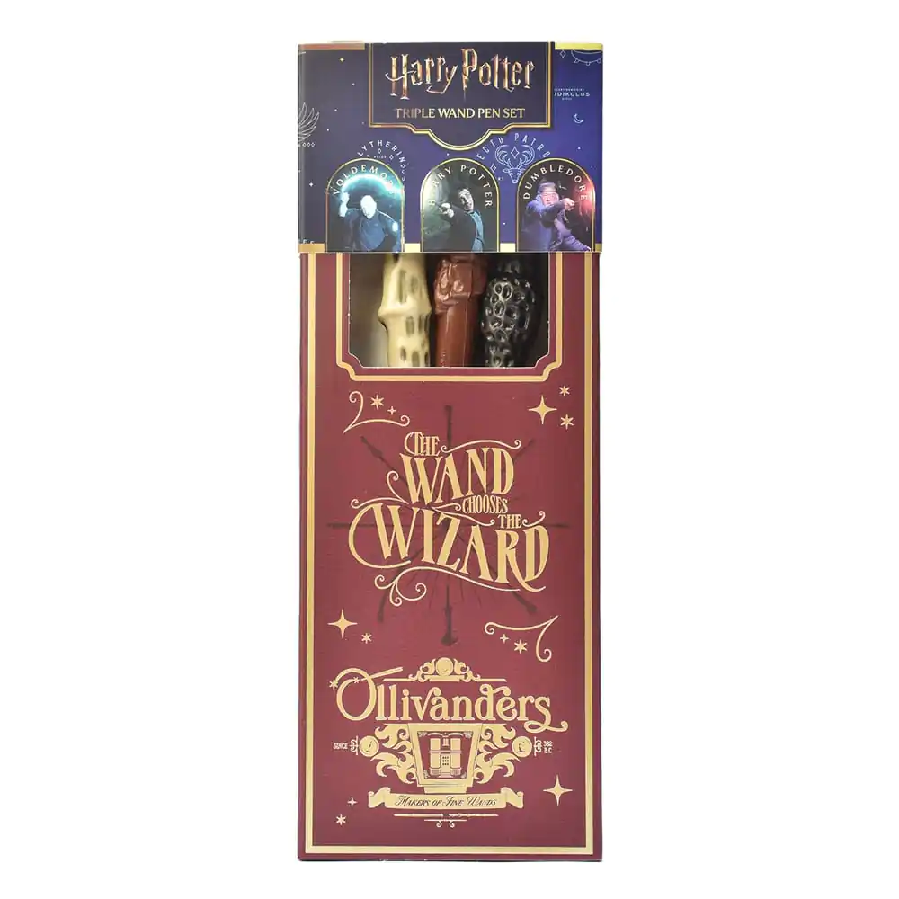Harry Potter Triple Wand Pen Pack Magiczne Lokacje zdjęcie produktu