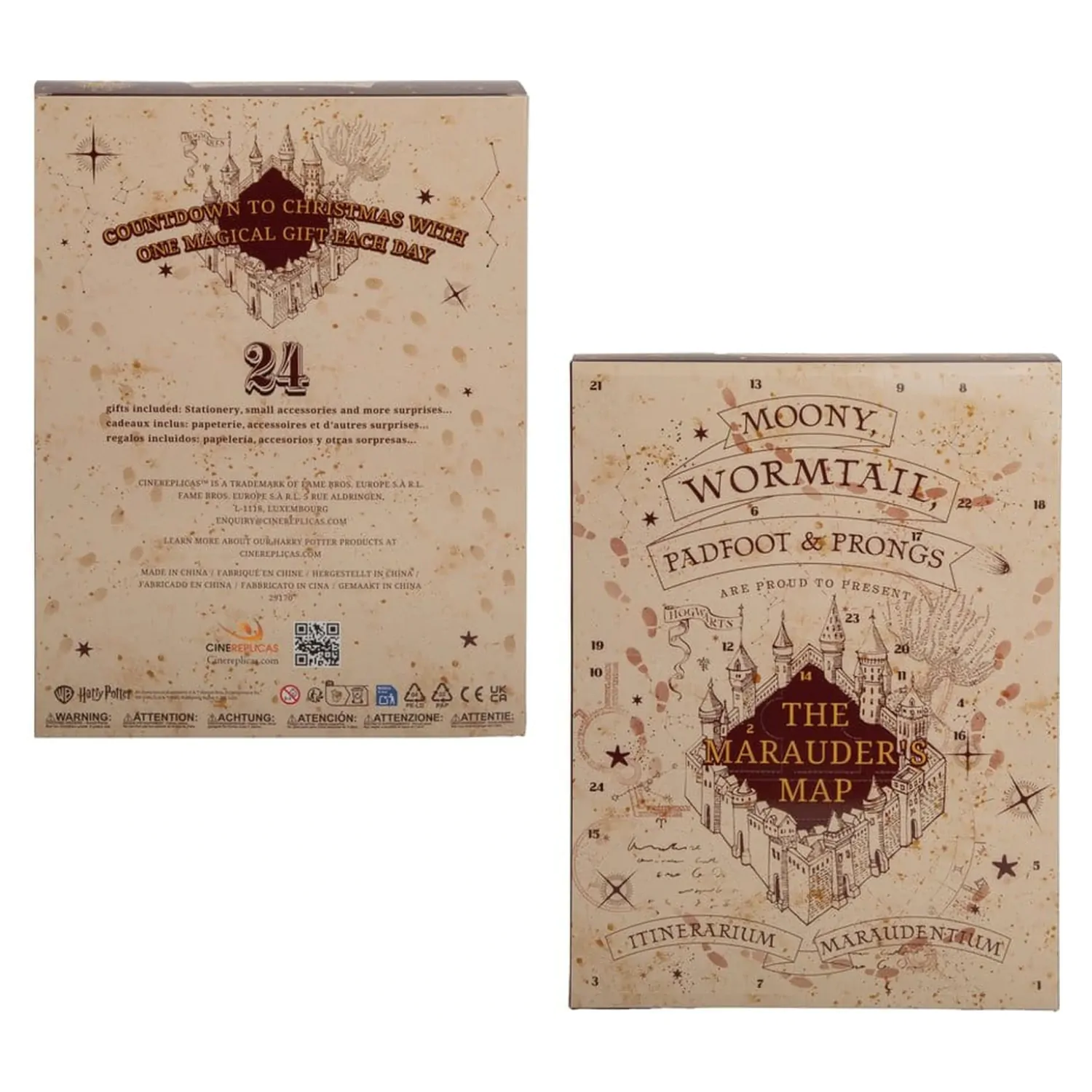 Harry Potter Kalendarz adwentowy Marauder's Map New Edition 2026 zdjęcie produktu
