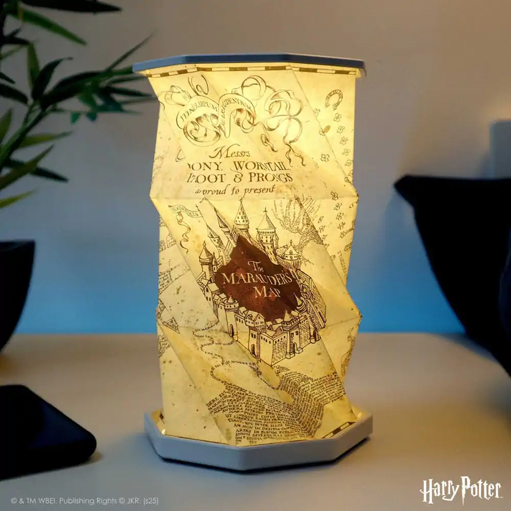 Harry Potter Składana Lampka Marauders Map 15 cm zdjęcie produktu