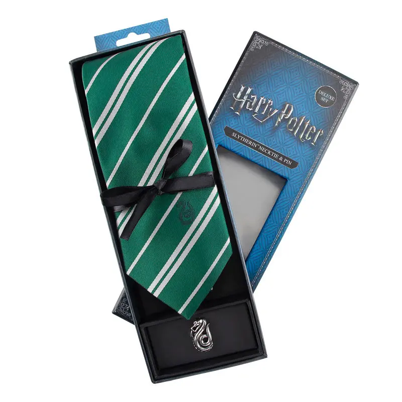 Harry Potter Krawat & Metalowa Przypinka Deluxe Box Slytherin zdjęcie produktu