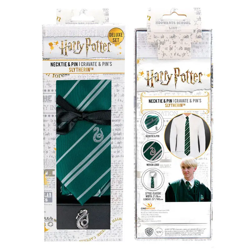 Harry Potter Krawat & Metalowa Przypinka Deluxe Box Slytherin zdjęcie produktu