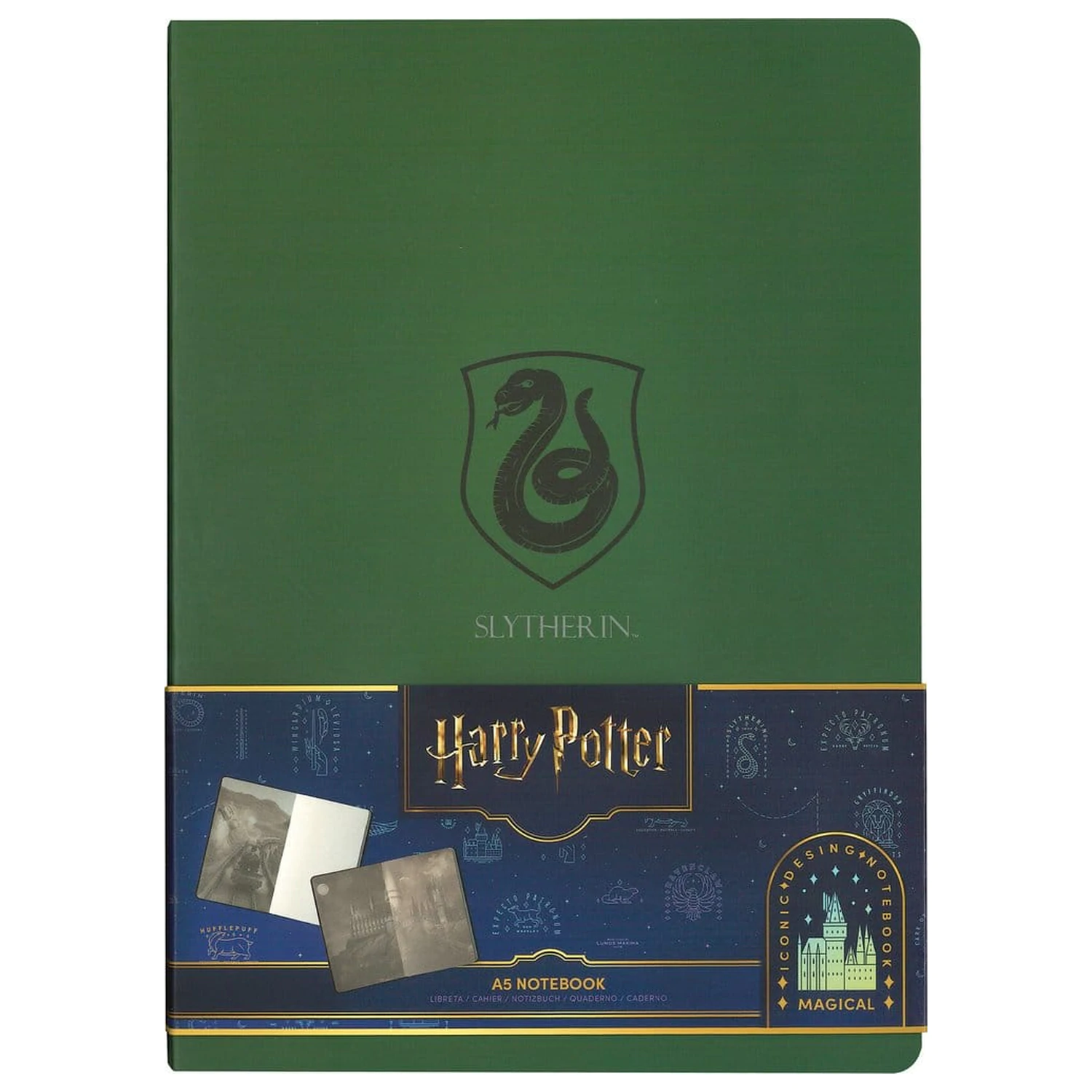 Harry Potter Zeszyt w miękkiej oprawie Slytherin 21 cm zdjęcie produktu