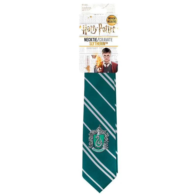Harry Potter Tkany Krawat Slytherin Nowa Edycja zdjęcie produktu
