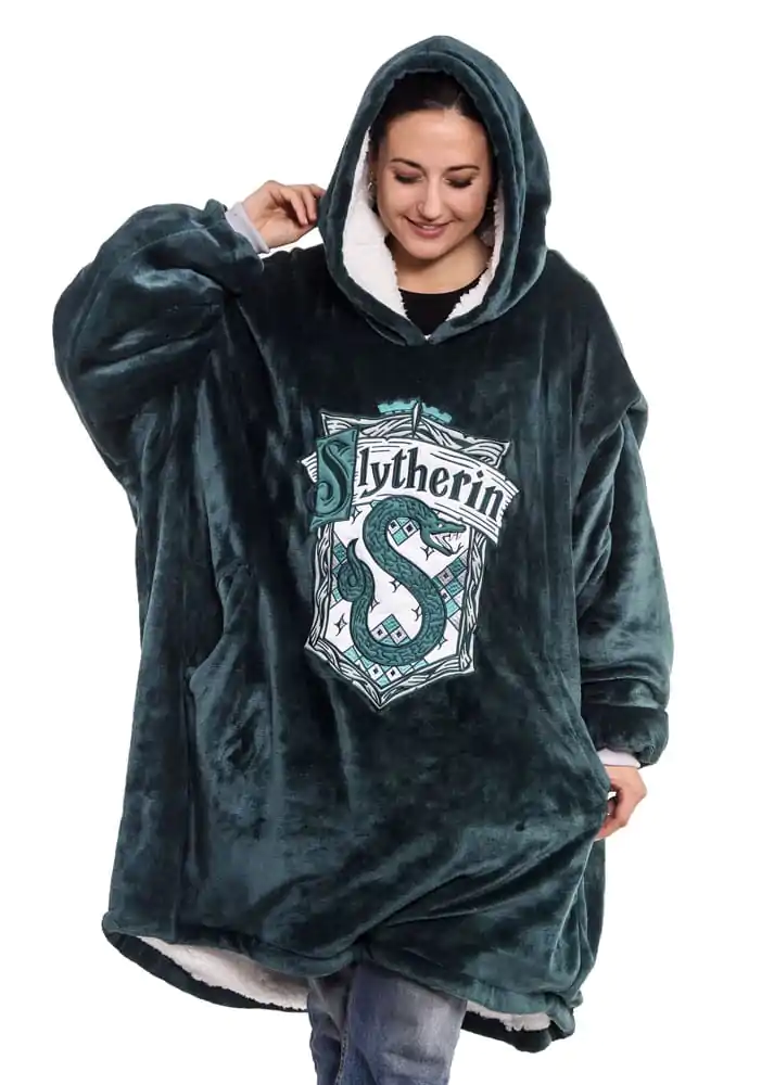 Harry Potter Oversized Koc Hoodie Slytherin zdjęcie produktu