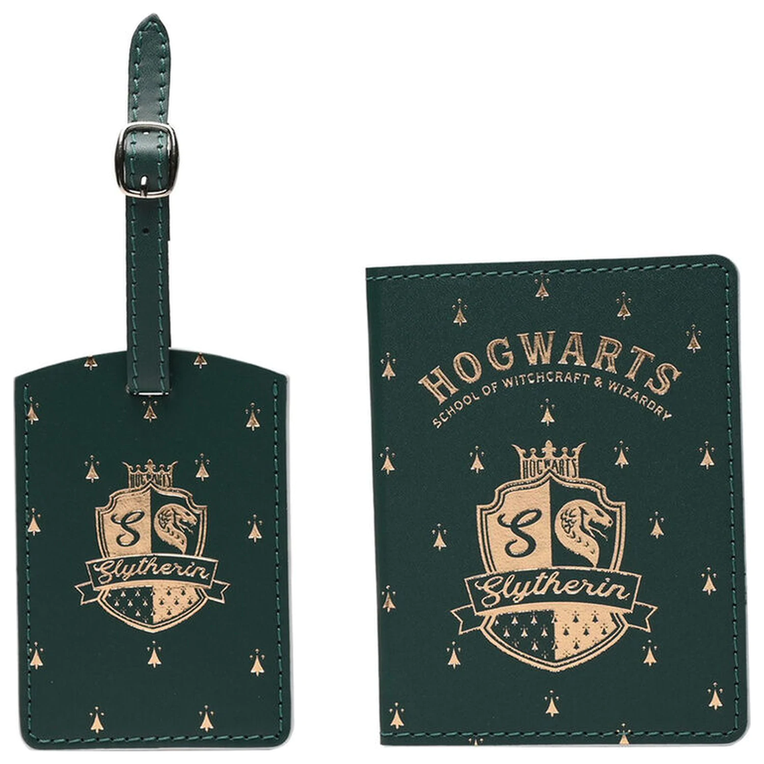 Harry Potter Slytherin etui na paszport i zawieszka bagażowa zdjęcie produktu