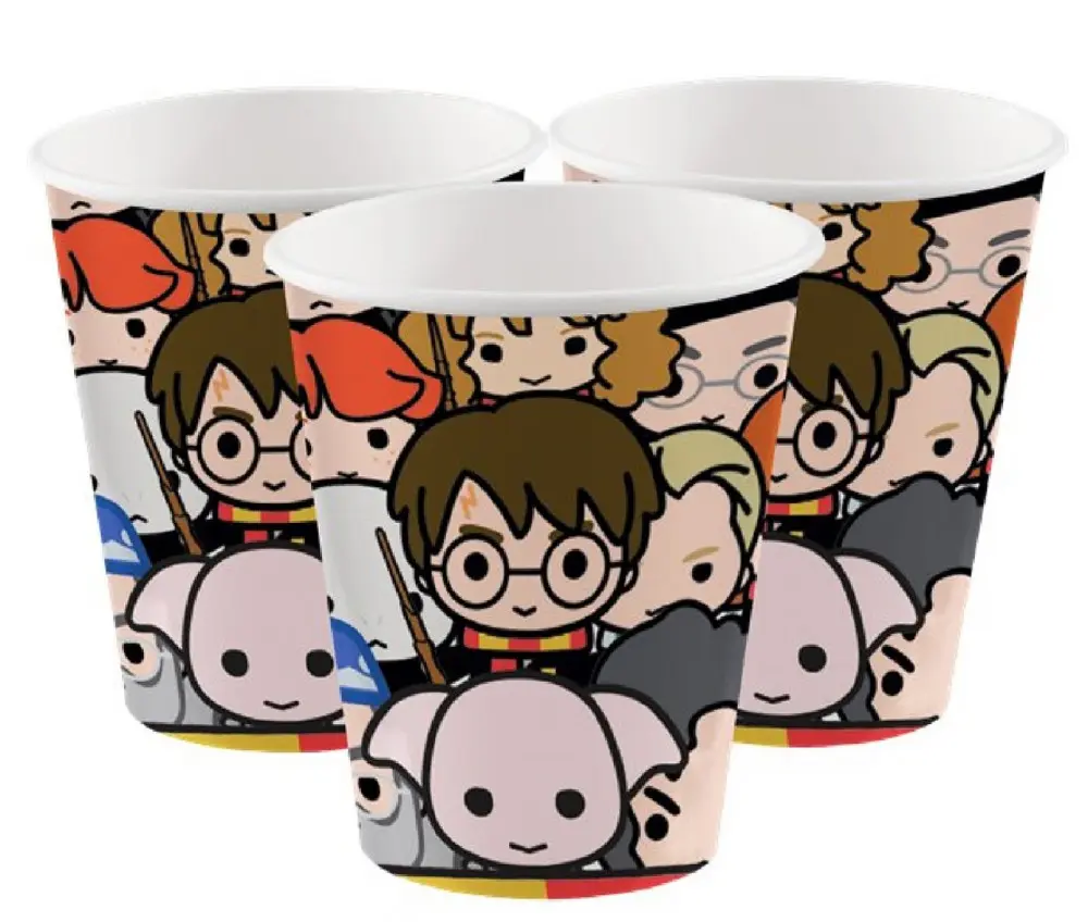 Harry Potter papierowe kubki 8 sztuk 250 ml zdjęcie produktu