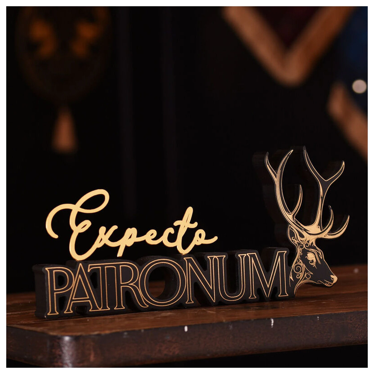 Harry Potter Patronum drewniany znak zdjęcie produktu