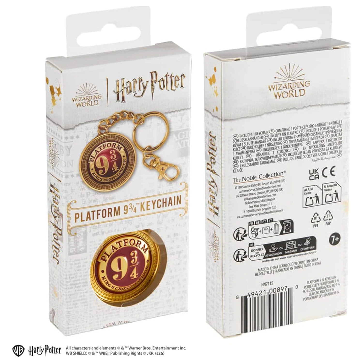 Brelok Harry Potter Metalowy Platforma 9 3/4 zdjęcie produktu