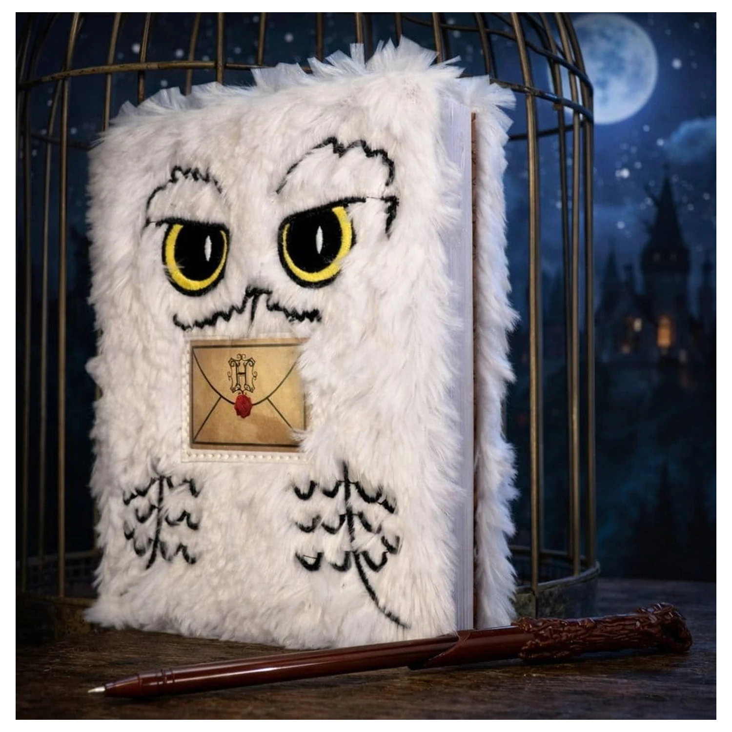 Harry Potter Zestaw pluszowy Notatnik z Długopisem Hedwig Magical Locations zdjęcie produktu