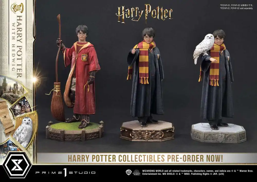 Statua kolekcjonerska Harry Potter Prime 1/6 Harry Potter z Hedwig 28 cm zdjęcie produktu