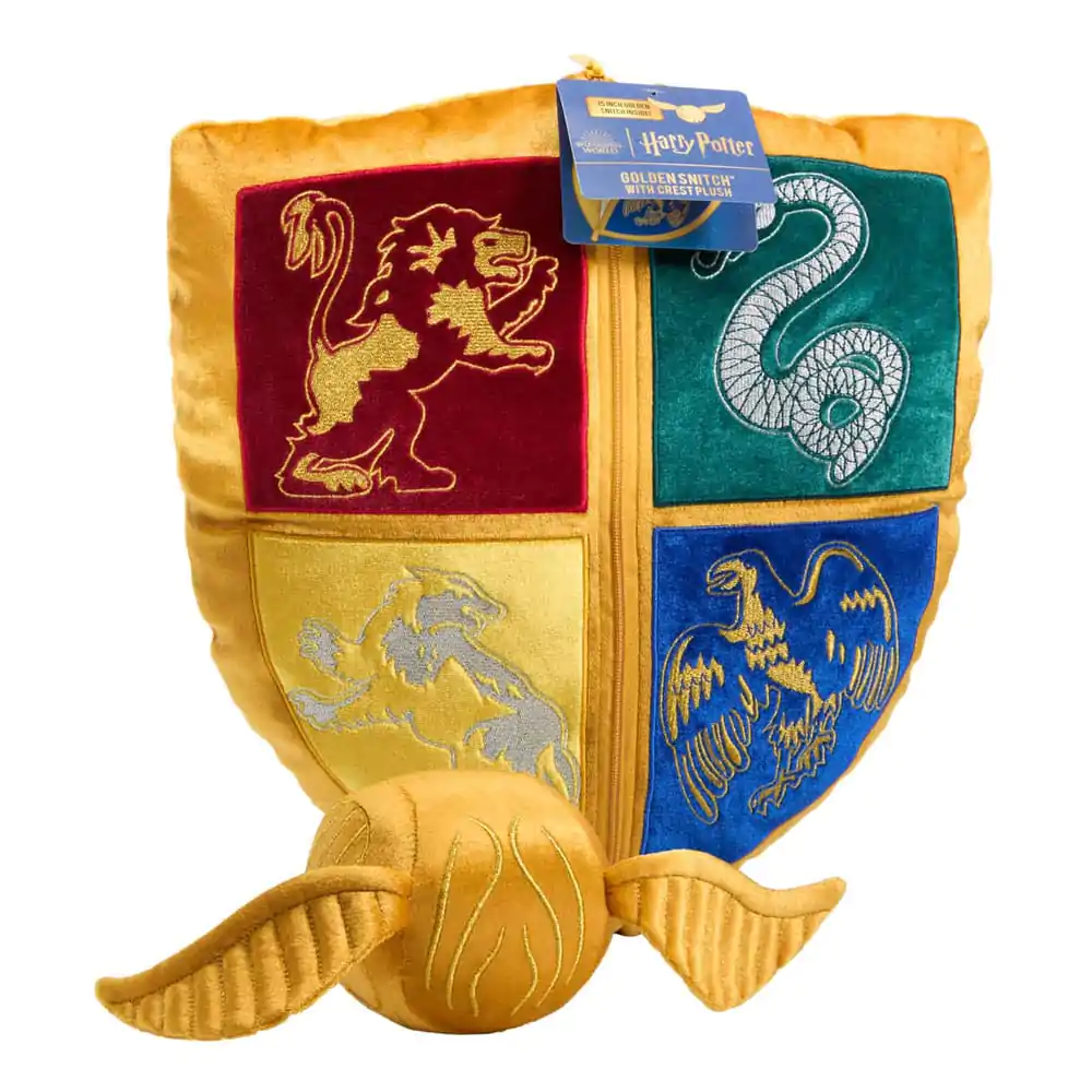 Poduszka Harry Potter z pluszową figurką Quidditch Crest & Golden Snitch zdjęcie produktu