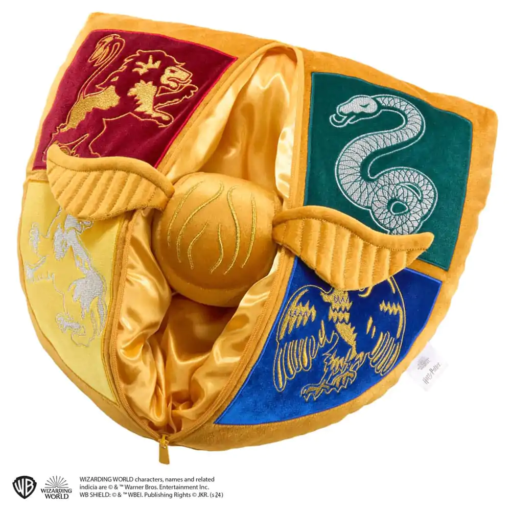 Poduszka Harry Potter z pluszową figurką Quidditch Crest & Golden Snitch zdjęcie produktu