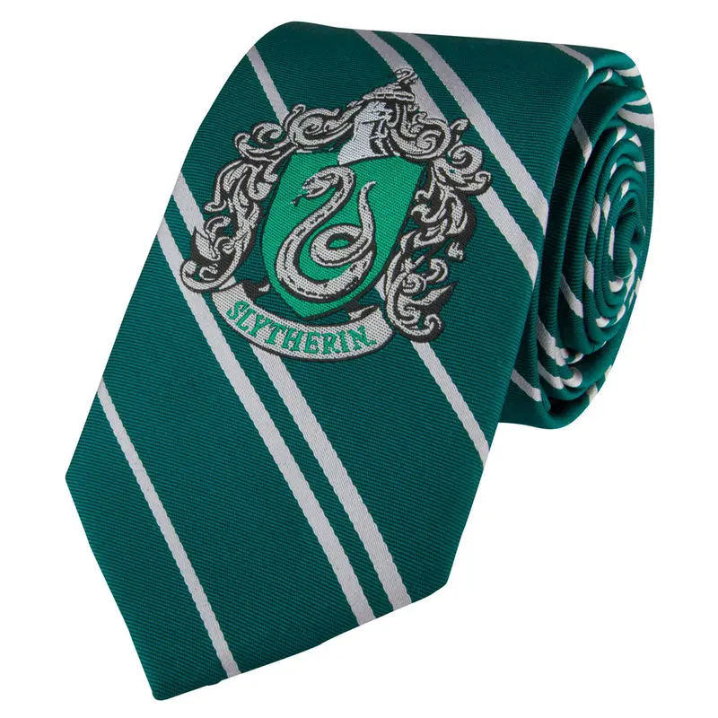 Harry Potter Dziecięcy Tkany Krawat Slytherin New Edition zdjęcie produktu