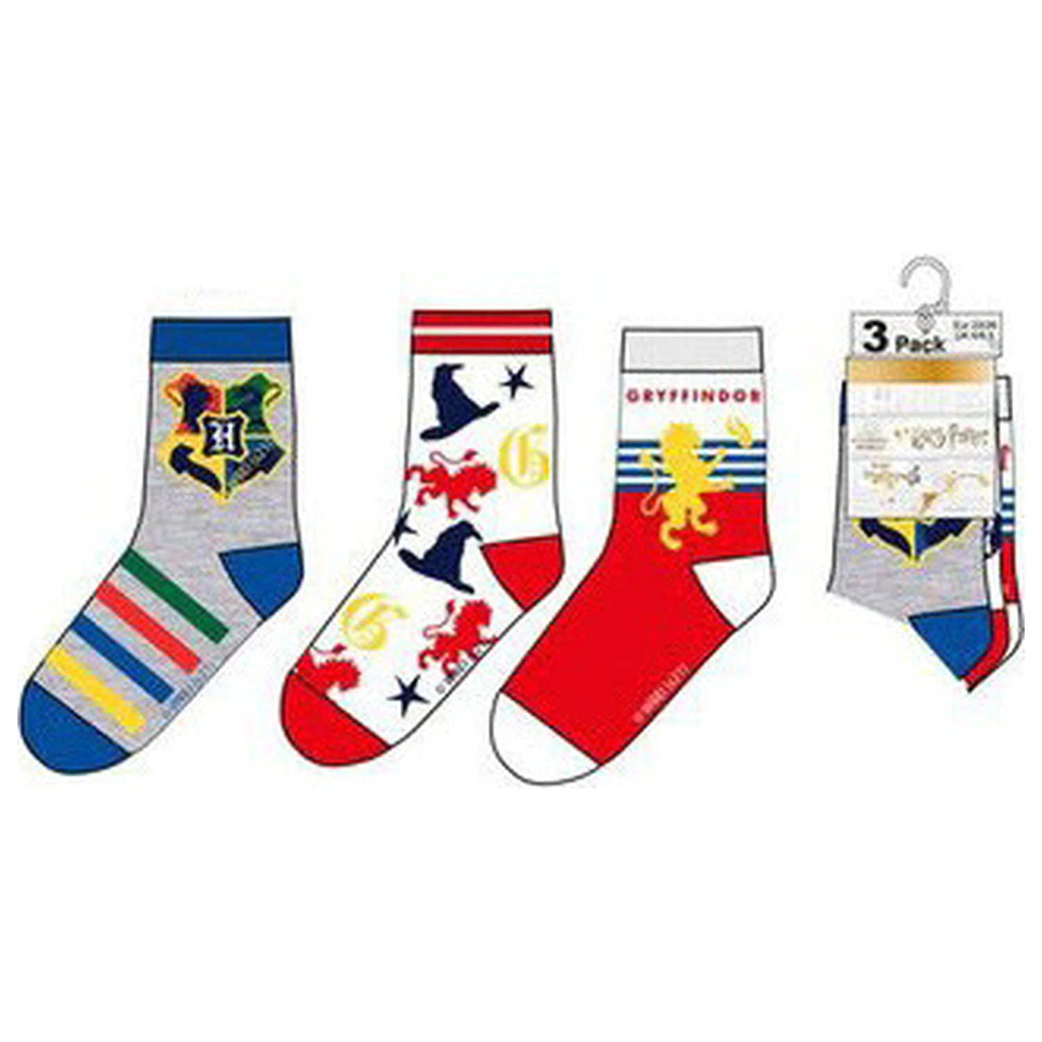 Skarpety dziecięce białe Harry Potter Sorting Hat 27/30 zdjęcie produktu