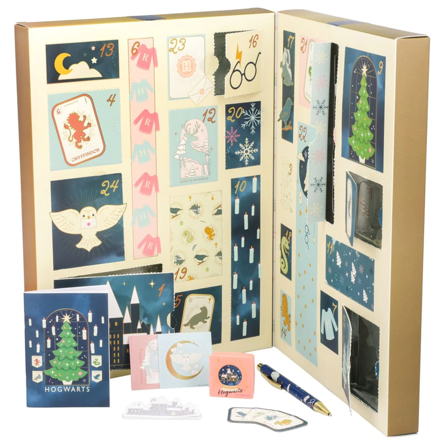 Harry Potter Kalendarz Adwentowy Stationery 24 Day Hogwarts zdjęcie produktu