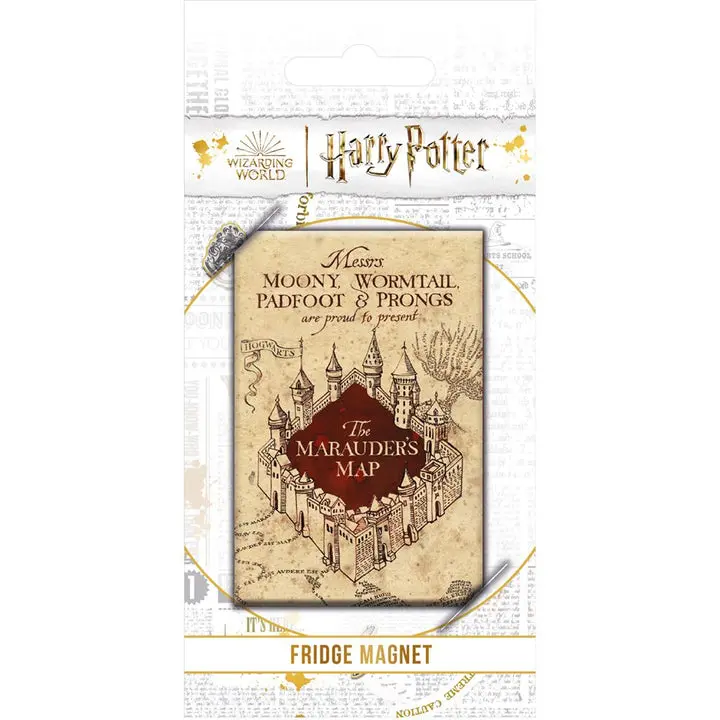 Harry Potter Magnes na Lodówkę Mapa Huncwotów zdjęcie produktu