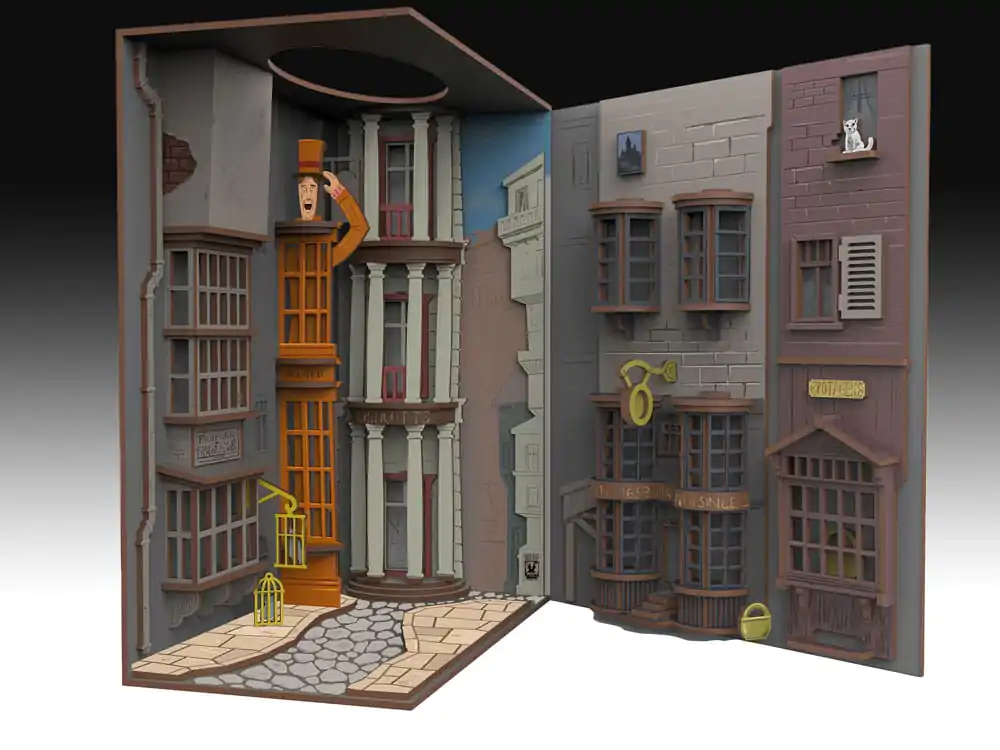 Harry Potter Tiny Adventures Book Nook Mini Diorama Ulica Pokątna 23 cm zdjęcie produktu