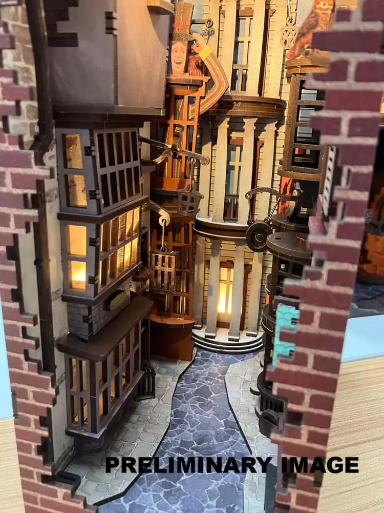 Harry Potter Tiny Adventures Book Nook Mini Diorama Ulica Pokątna 23 cm zdjęcie produktu