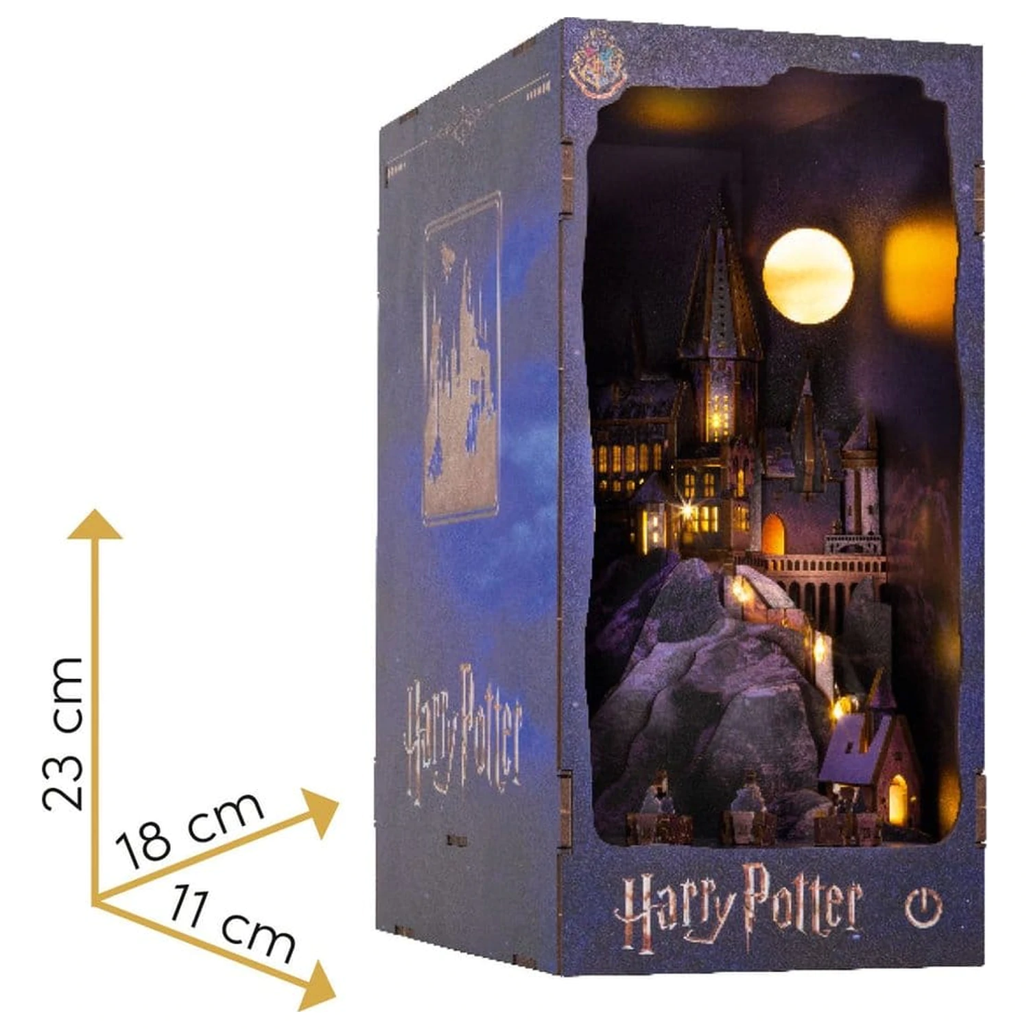 Harry Potter Tiny Adventures Book Nook Mini Diorama Hogwarts Castle 18 cm zdjęcie produktu