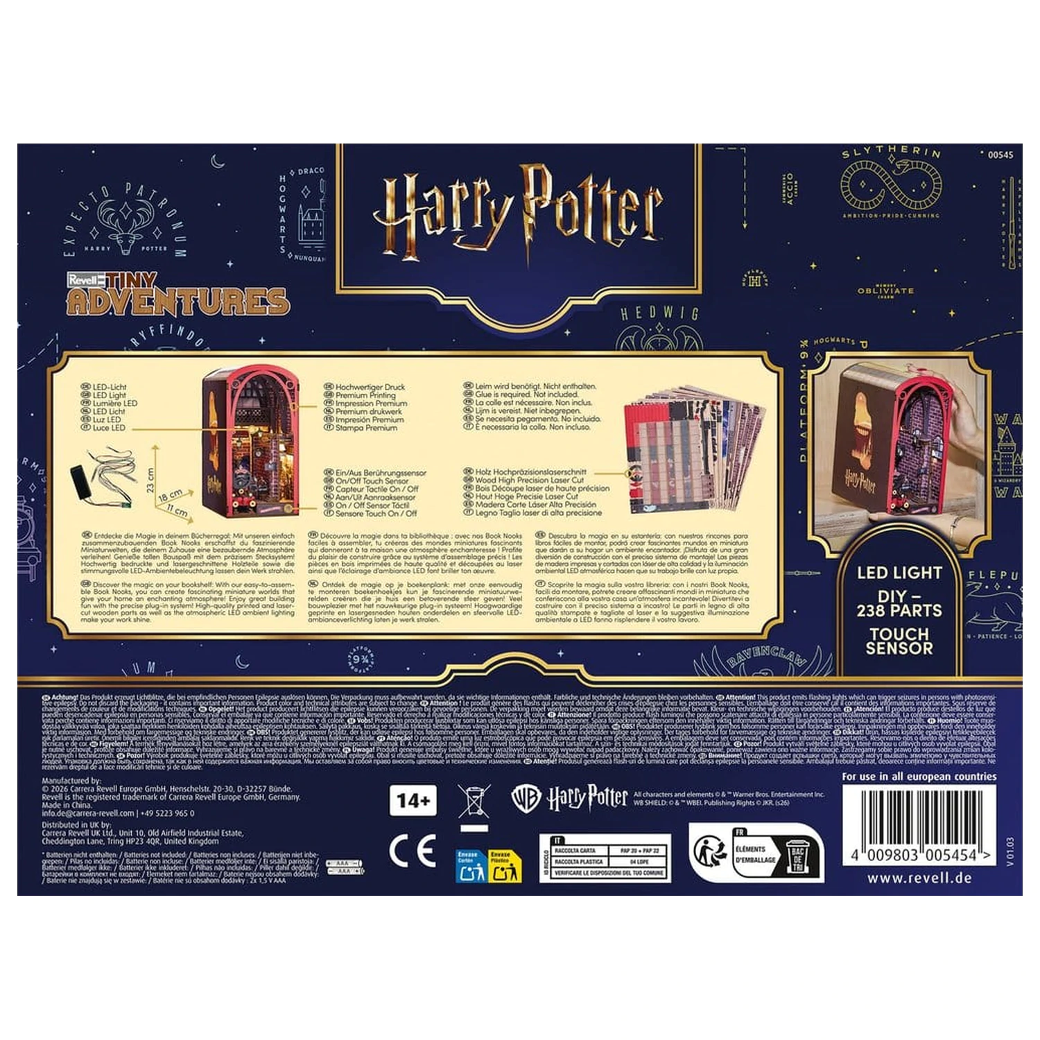 Harry Potter Tiny Adventures Nook książka Mini Diorama Hogwarts Express 18 cm zdjęcie produktu