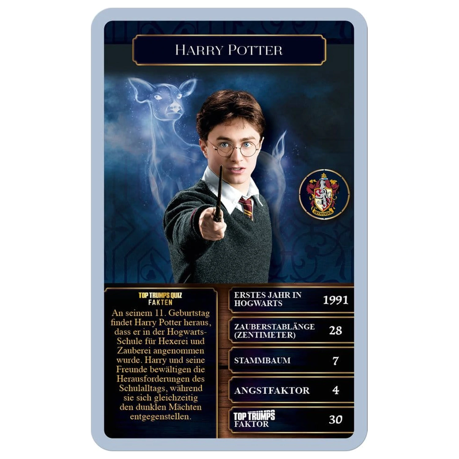 Harry Potter Card Game Top Trumps Witches and Wizards Nowa Wersja *Wersja Niemiecka* zdjęcie produktu
