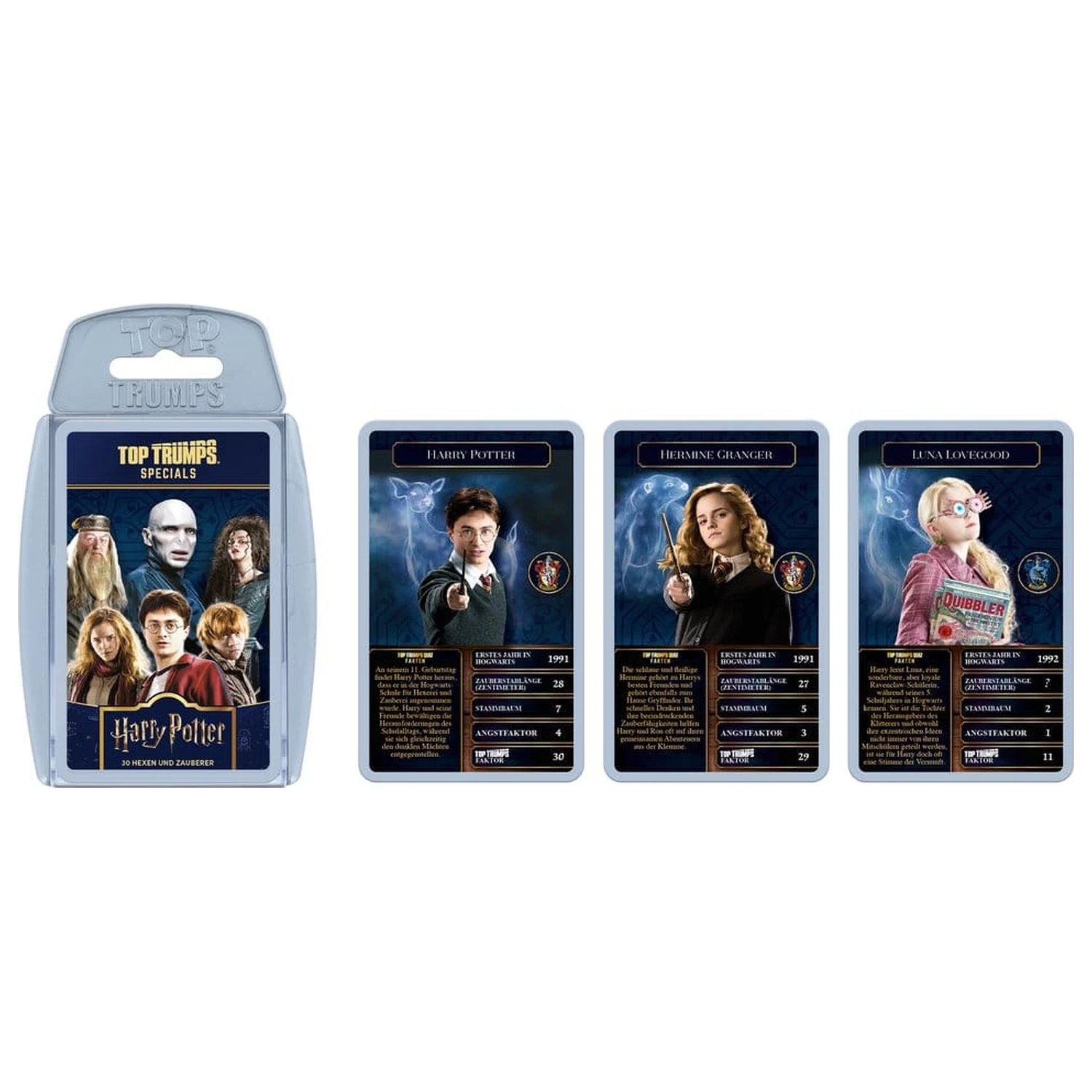 Harry Potter Card Game Top Trumps Witches and Wizards Nowa Wersja *Wersja Niemiecka* zdjęcie produktu