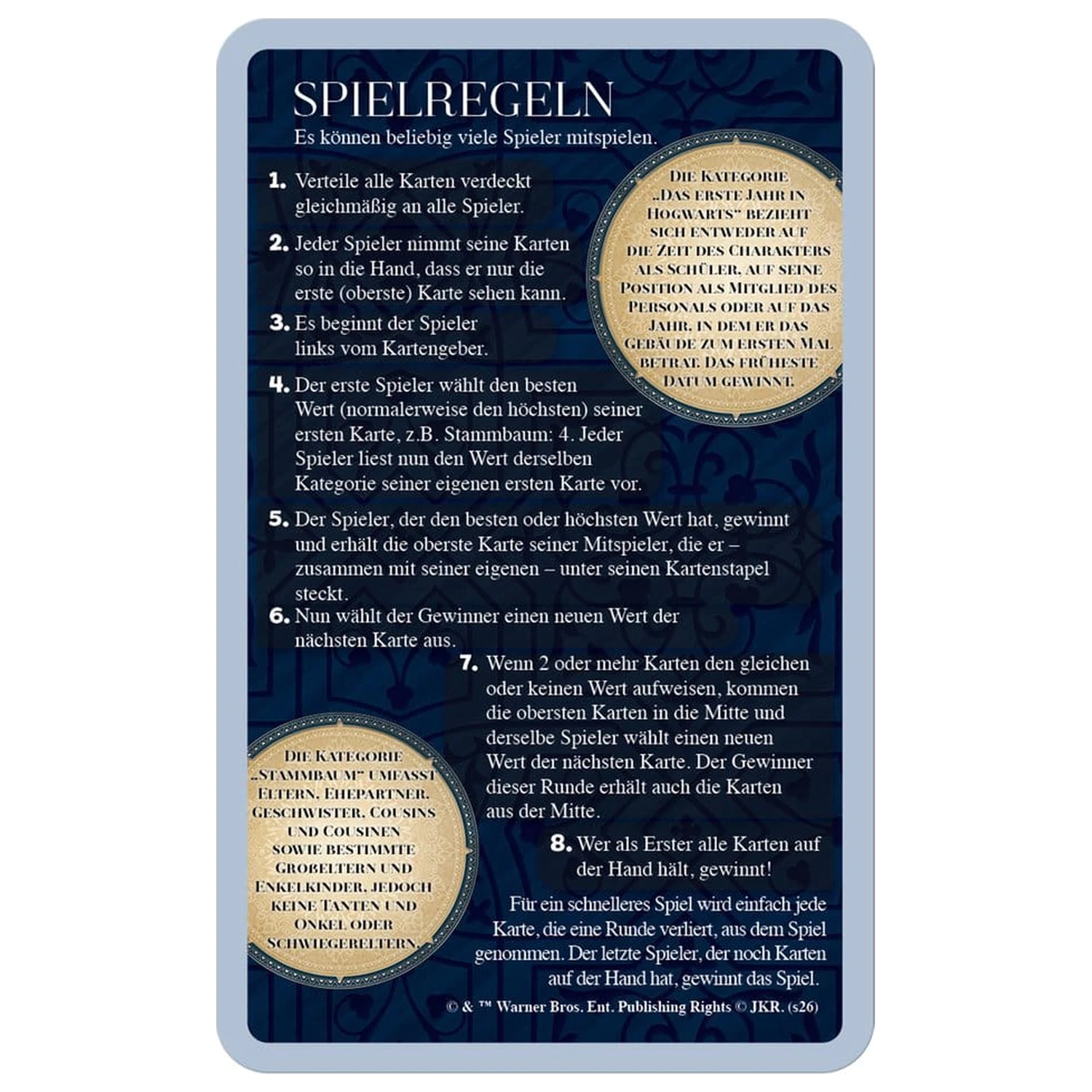 Harry Potter Card Game Top Trumps Witches and Wizards Nowa Wersja *Wersja Niemiecka* zdjęcie produktu