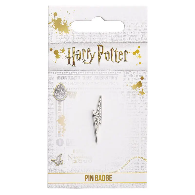 Przypinka Harry Potter Lightning Bolt z kryształkami zdjęcie produktu