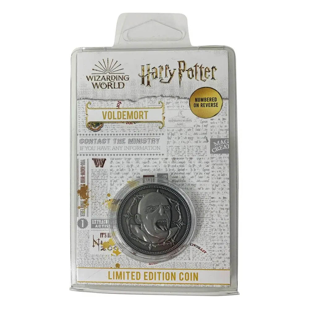 Harry Potter kolekcjonerska moneta Voldemort Limited Edition zdjęcie produktu