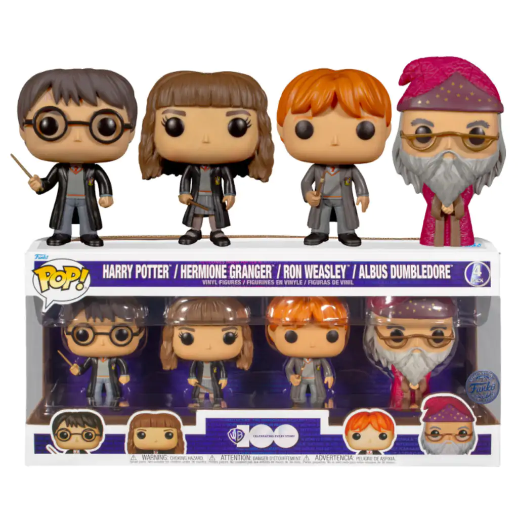 Harry Potter POP! Movies Figurka winylowa 4-Pack W1 9 cm zdjęcie produktu