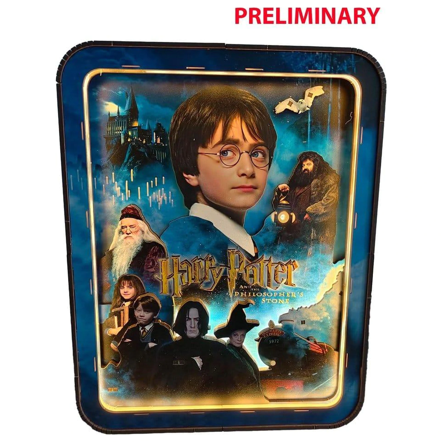 Ramka na ścianę Harry Potter The Philosopher's Stone xx sztuk + podświetlenie LED zdjęcie produktu