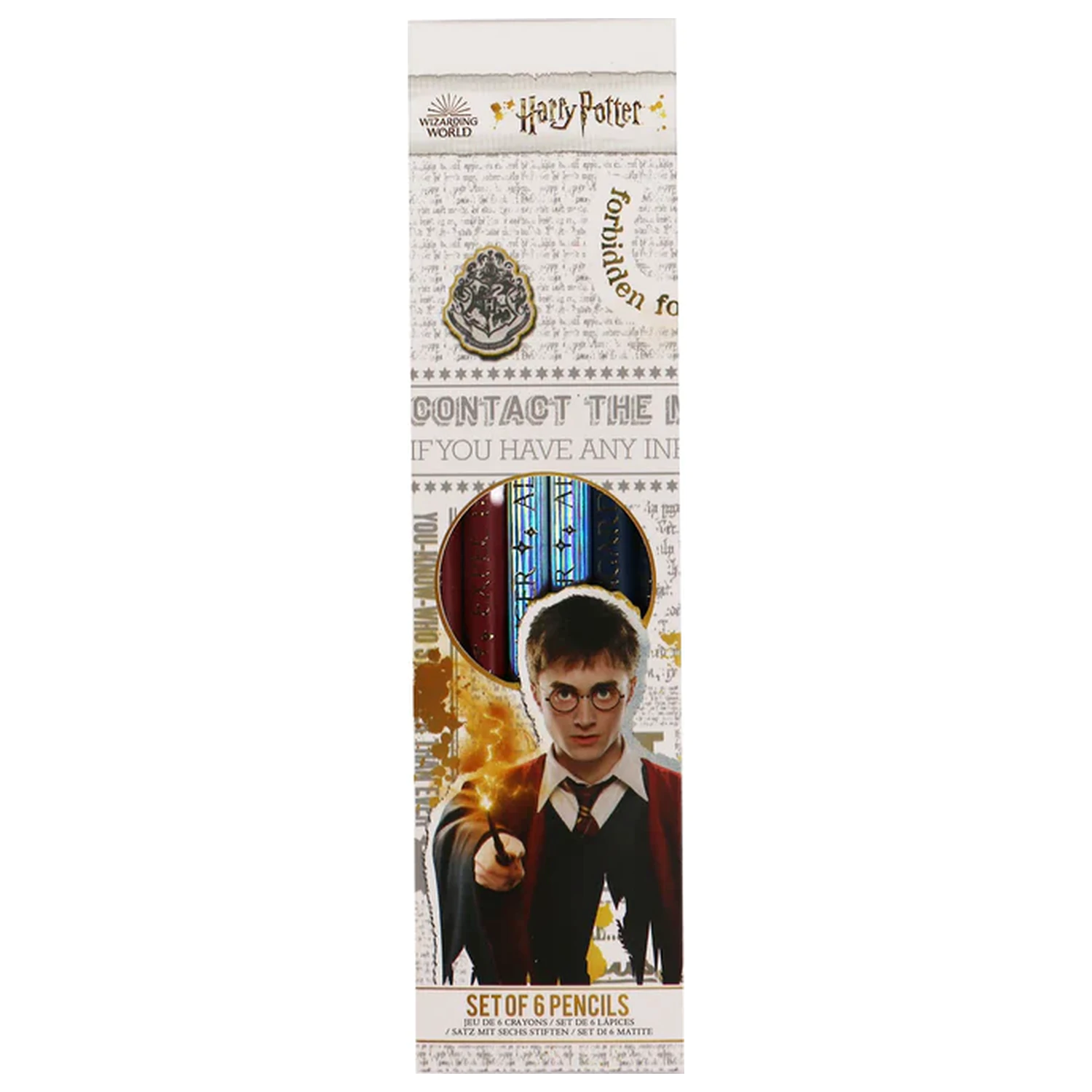 Harry Potter Wands zestaw 6 ołówków zdjęcie produktu
