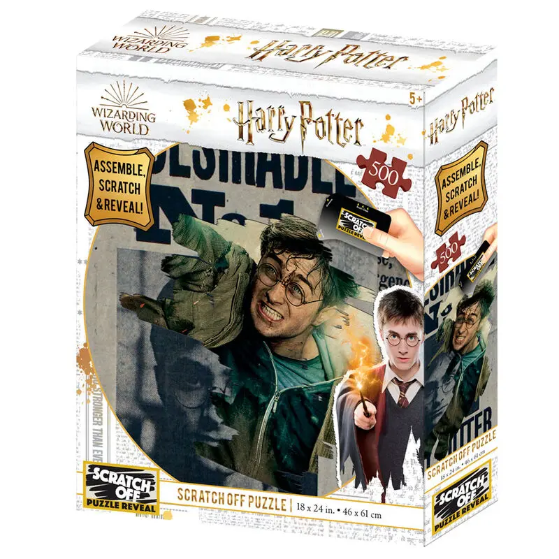 Harry Potter Wanted Zdrapka puzzle 500 elementów zdjęcie produktu