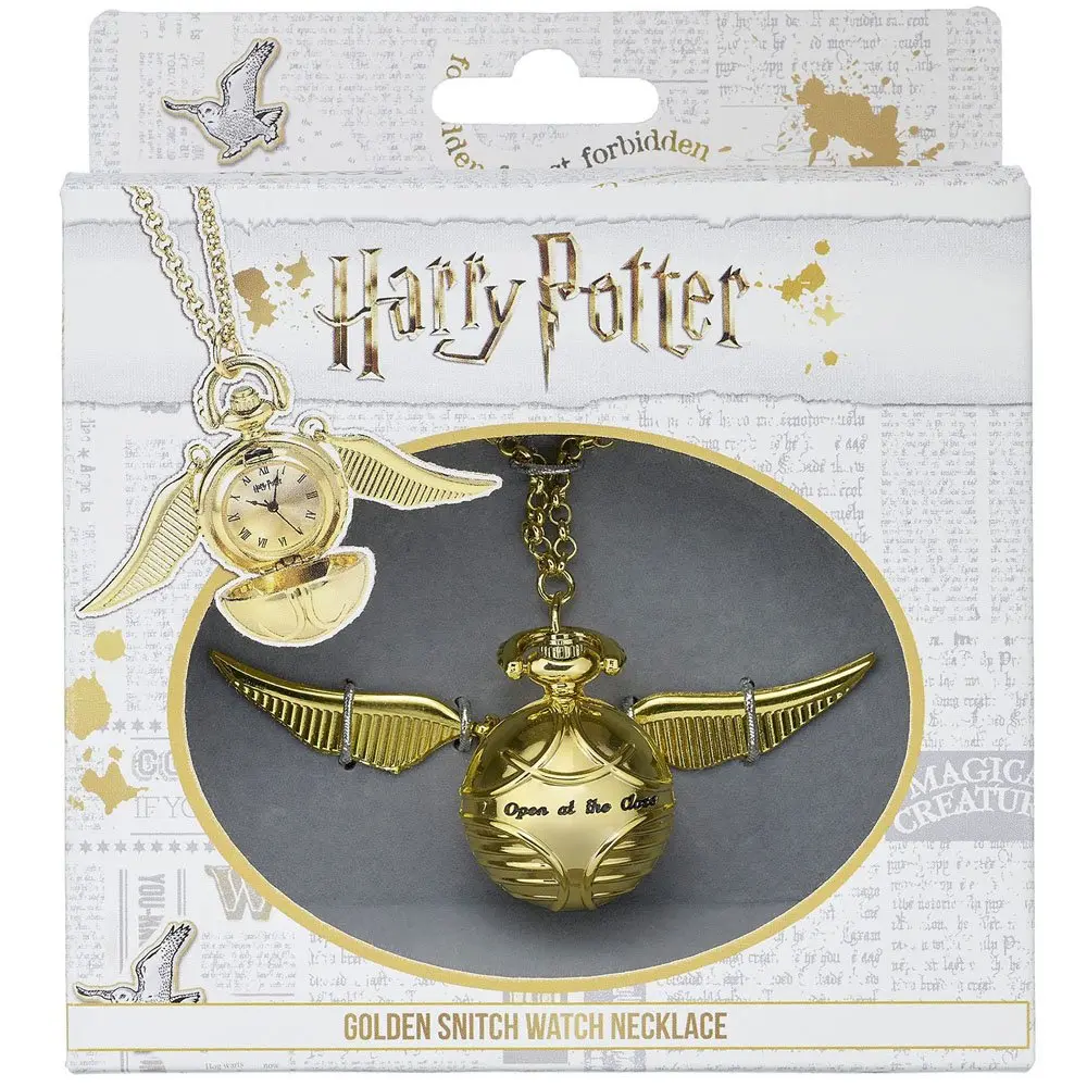 Harry Potter Watch Naszyjnik Golden Snitch (gold plated) zdjęcie produktu