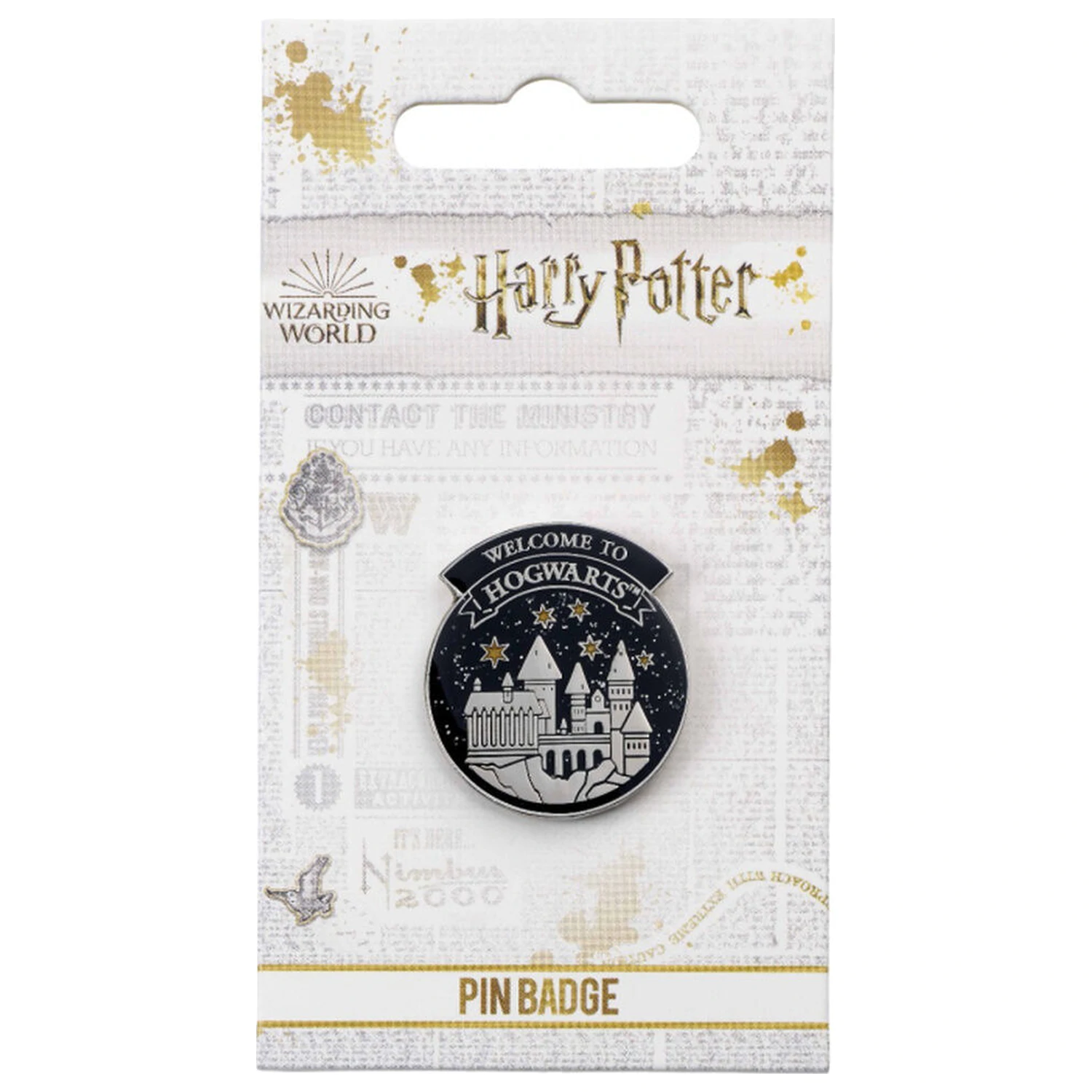 Harry Potter Welcome to Hogwarts przypinka pin badge zdjęcie produktu