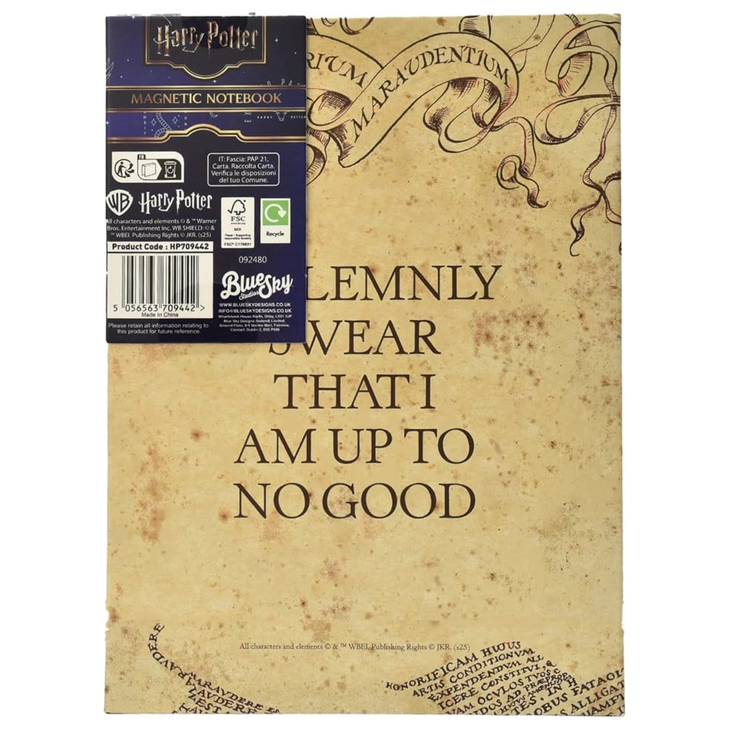 Harry Potter Notatnik A5 Mapa Huncwotów zdjęcie produktu