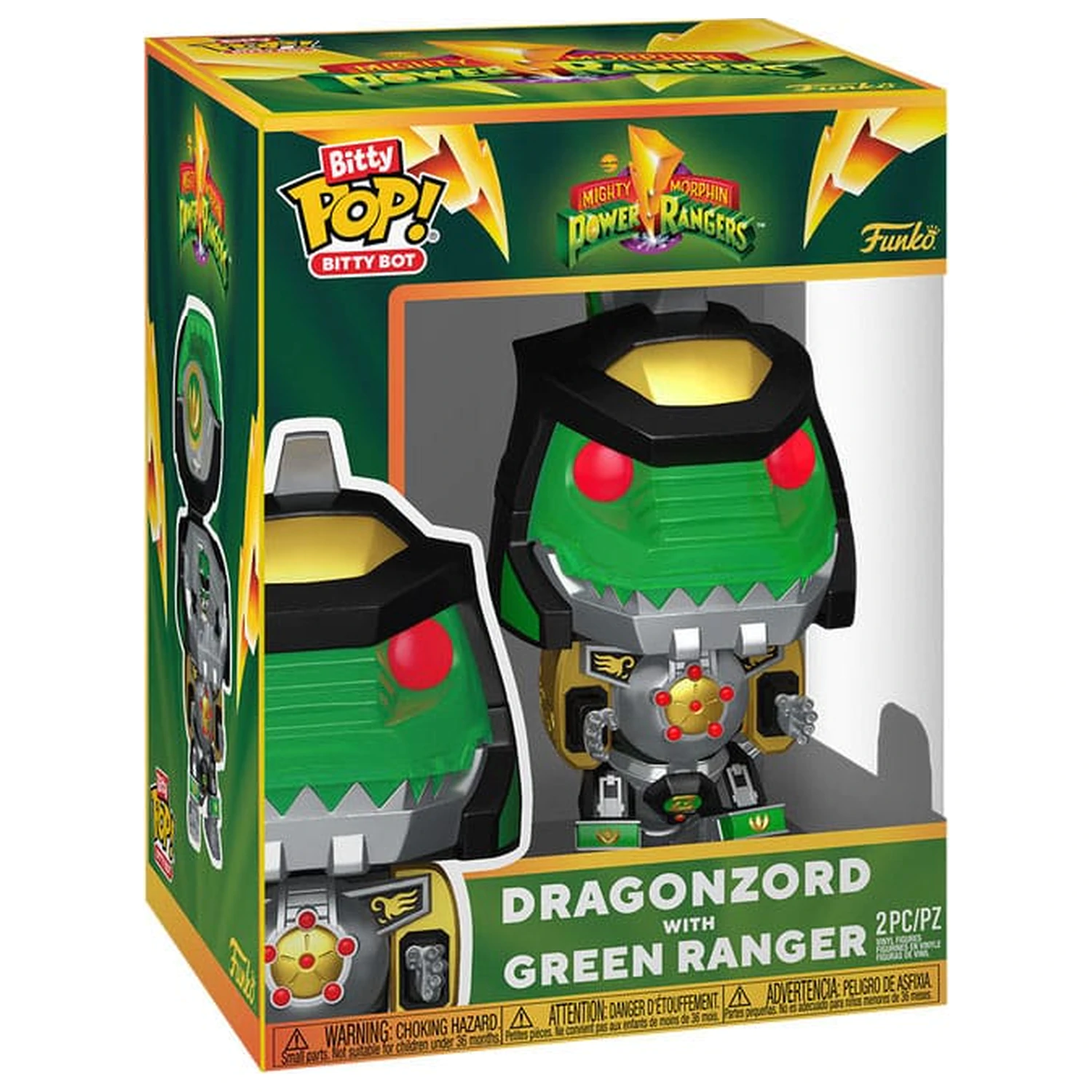 Hasbro Bitty Funko POP! Bots Figurka PR- Dragon Zord w/GR Ranger 11,7 cm zdjęcie produktu