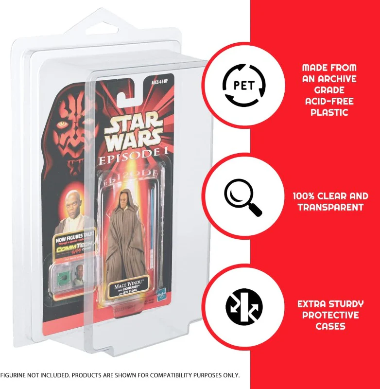 Star Wars & GI Joe 3.75” Figurki na kartach, opakowanie 25 ochraniaczy zdjęcie produktu