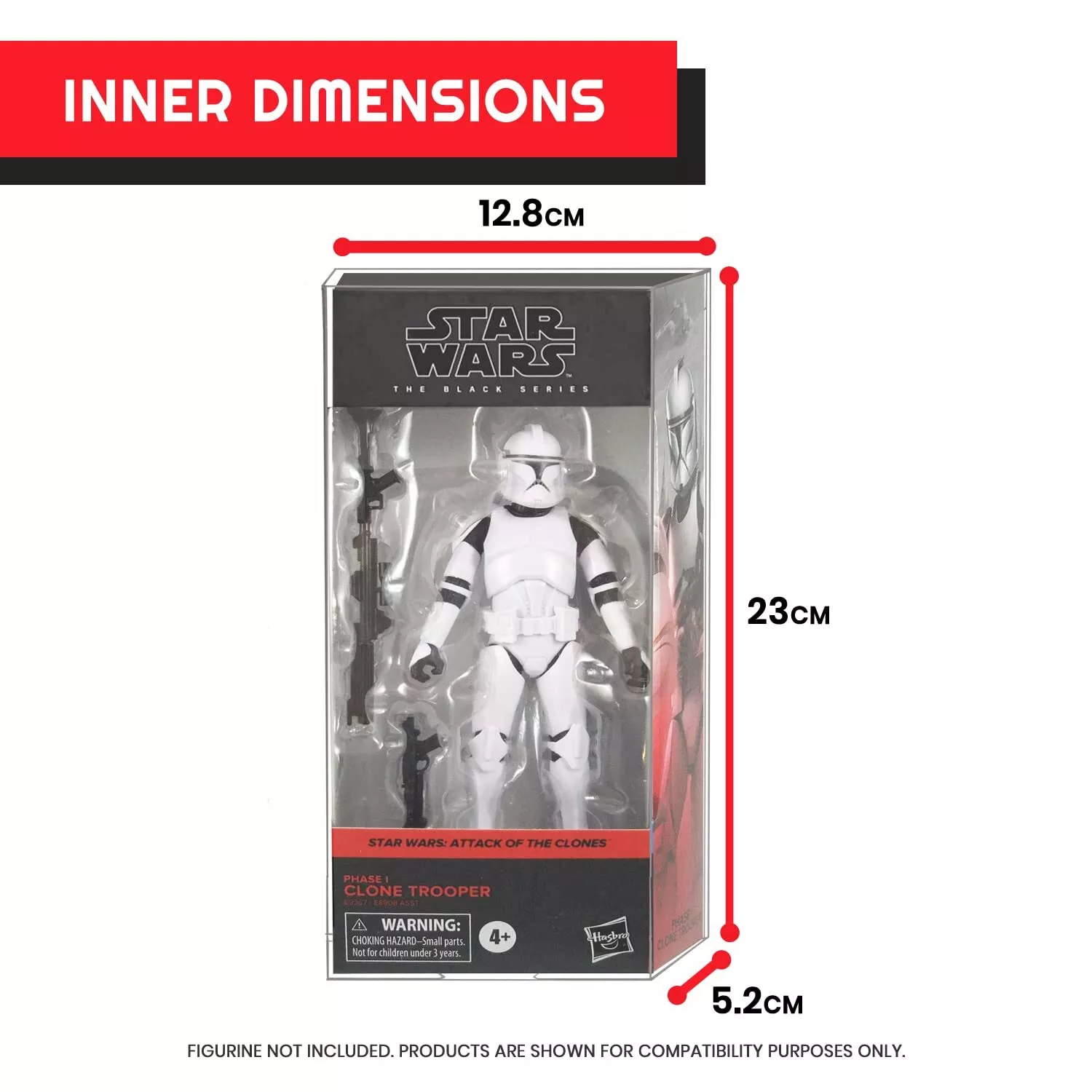 Hasbro Star Wars The Black Series Pakiet 10 ochraniaczy na boczne pudełka zdjęcie produktu