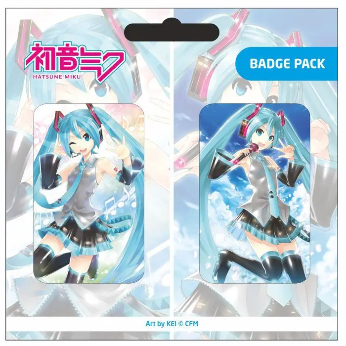 Hatsune Miku przypinki (2 sztuki) Zestaw A zdjęcie produktu