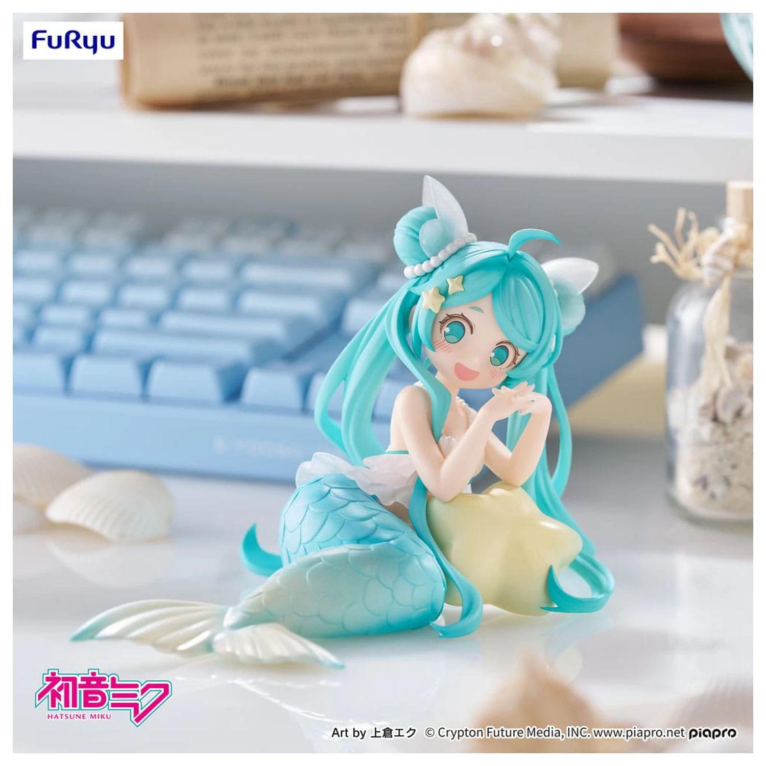 Hatsune Miku Desktop Fairy PVC Statuetka Hatsune Miku Mermaid princess Ver. 9 cm zdjęcie produktu