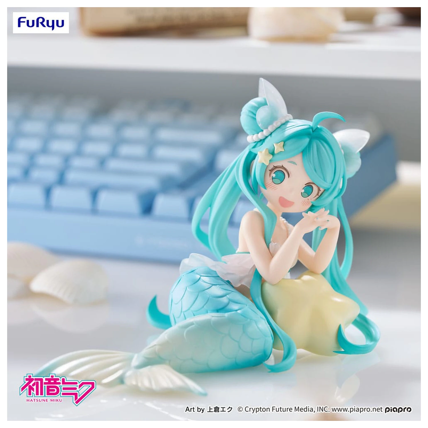 Hatsune Miku Desktop Fairy PVC Statuetka Hatsune Miku Mermaid princess Ver. 9 cm zdjęcie produktu