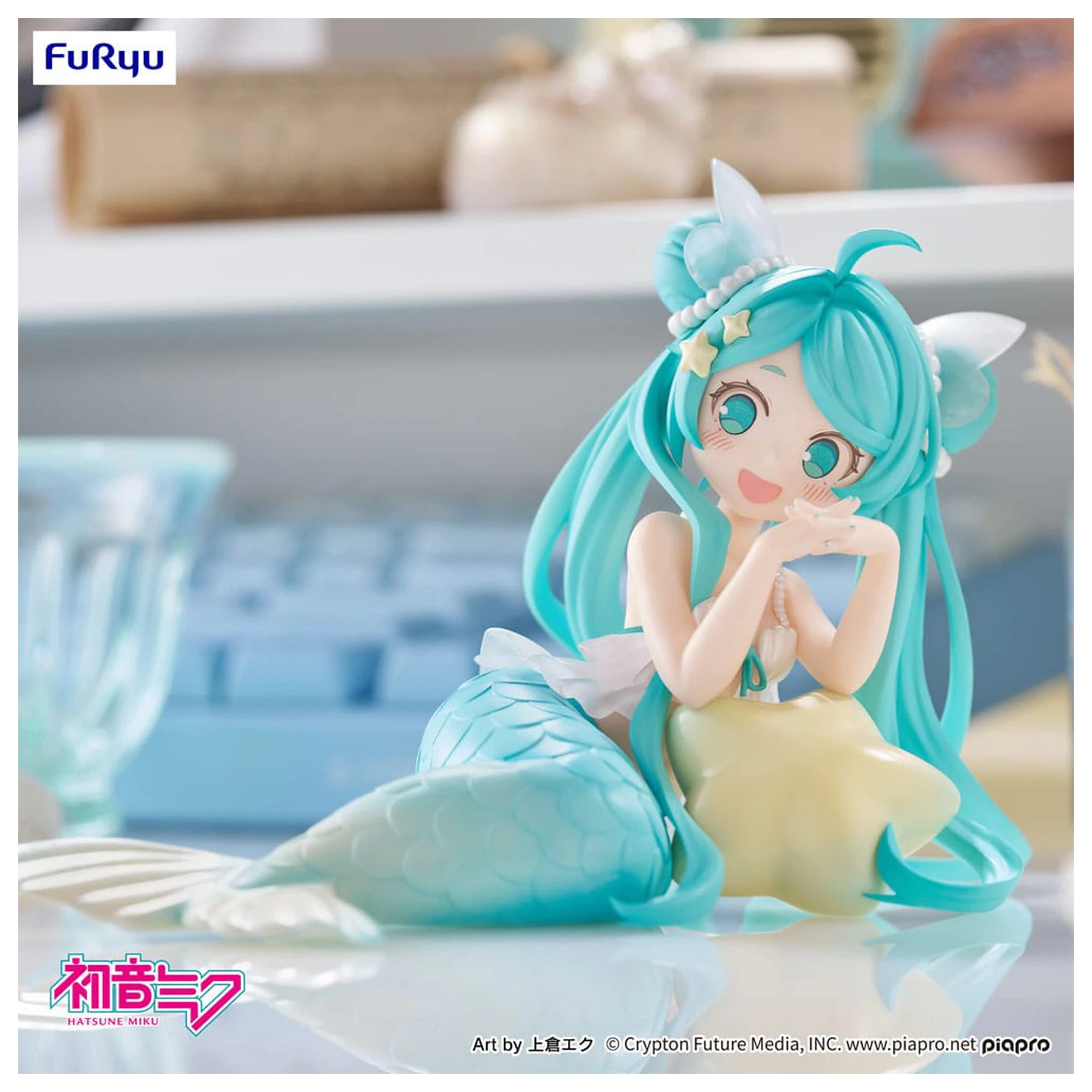 Hatsune Miku Desktop Fairy PVC Statuetka Hatsune Miku Mermaid princess Ver. 9 cm zdjęcie produktu