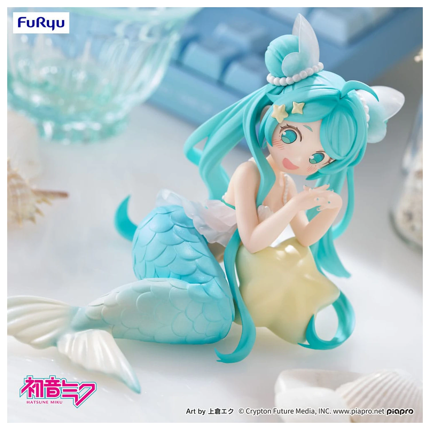 Hatsune Miku Desktop Fairy PVC Statuetka Hatsune Miku Mermaid princess Ver. 9 cm zdjęcie produktu