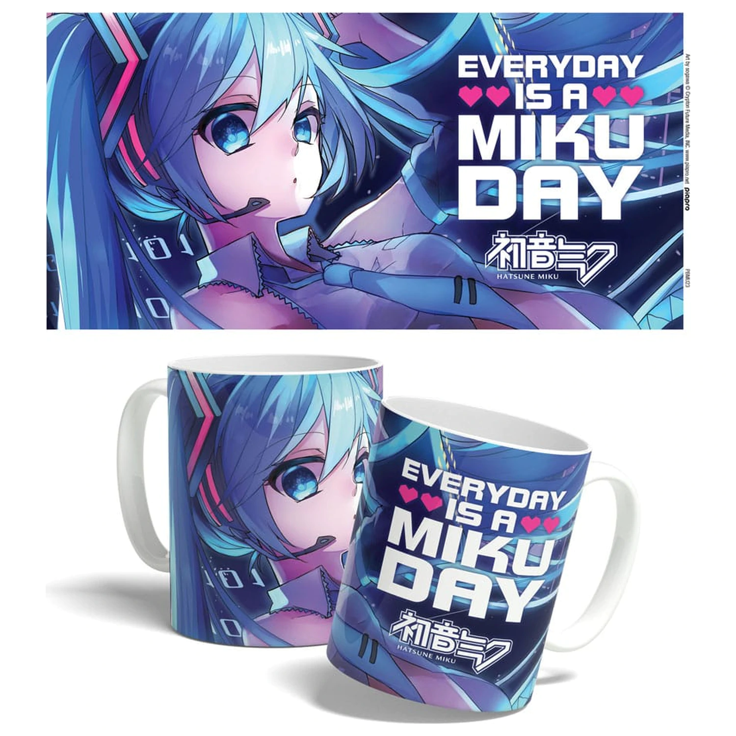Kubek Hatsune Miku Everyday is a Miku Day 325 ml zdjęcie produktu