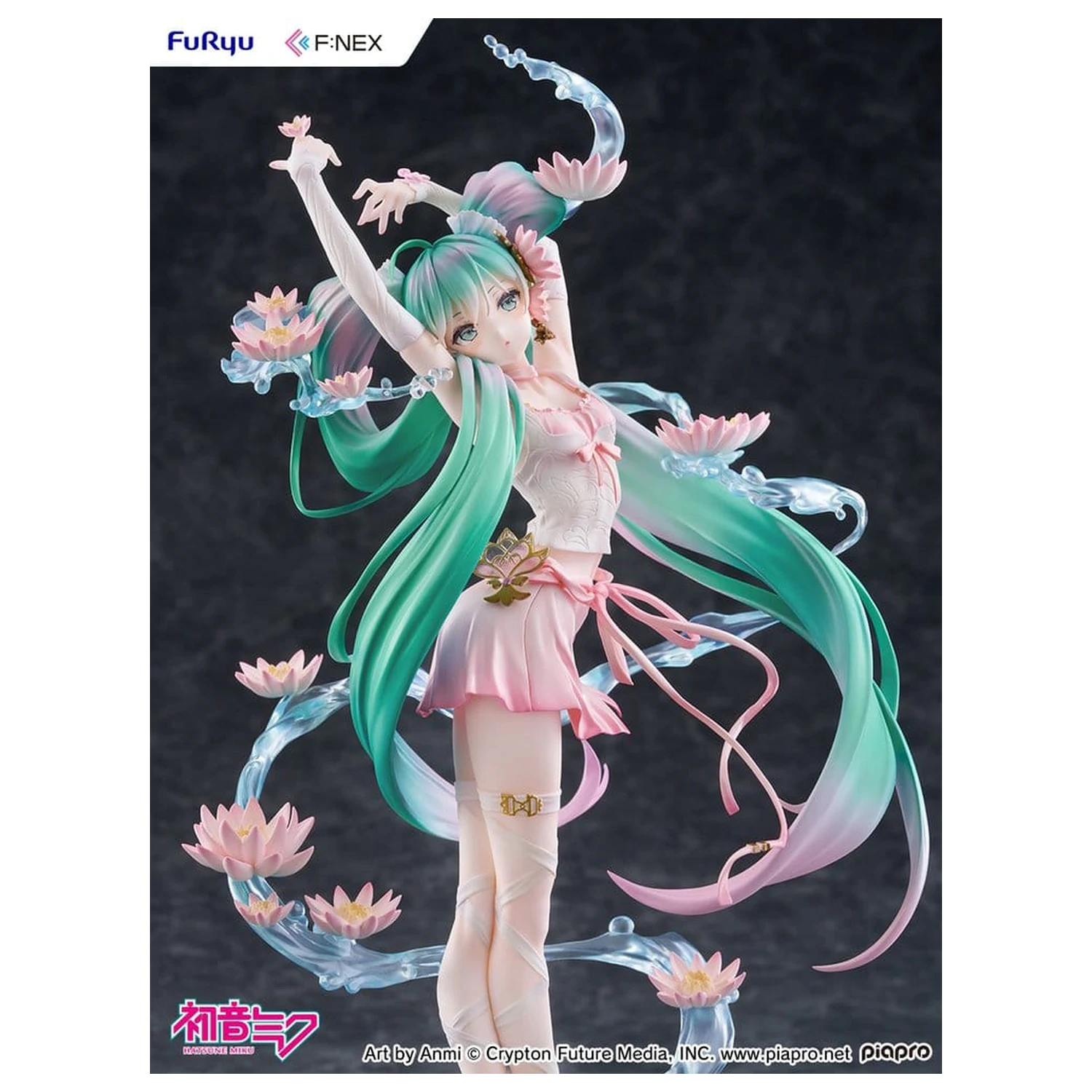 Hatsune Miku F:NEX PVC Statua 1/7 Water lily Ver. 27 cm zdjęcie produktu
