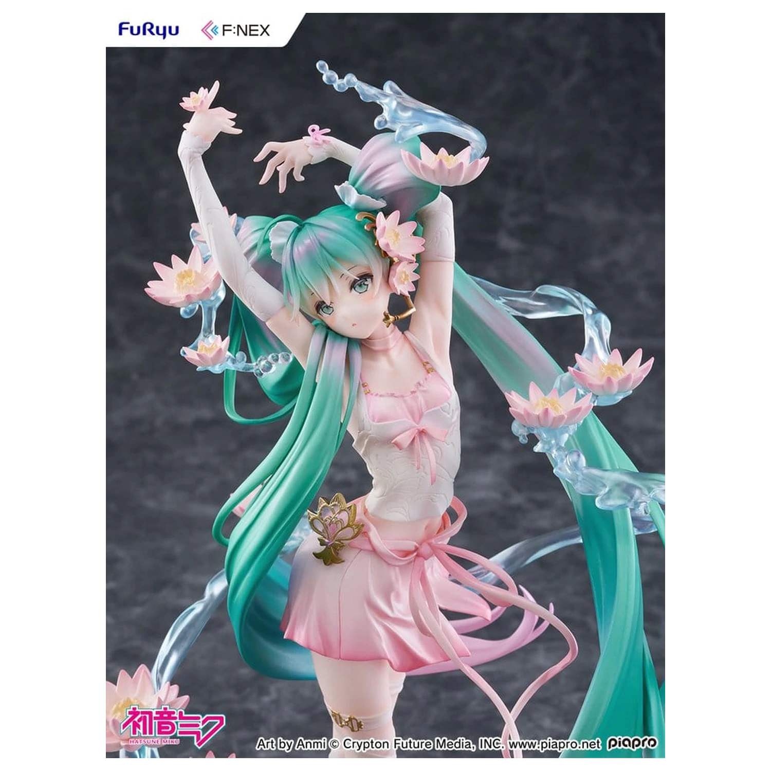 Hatsune Miku F:NEX PVC Statua 1/7 Water lily Ver. 27 cm zdjęcie produktu