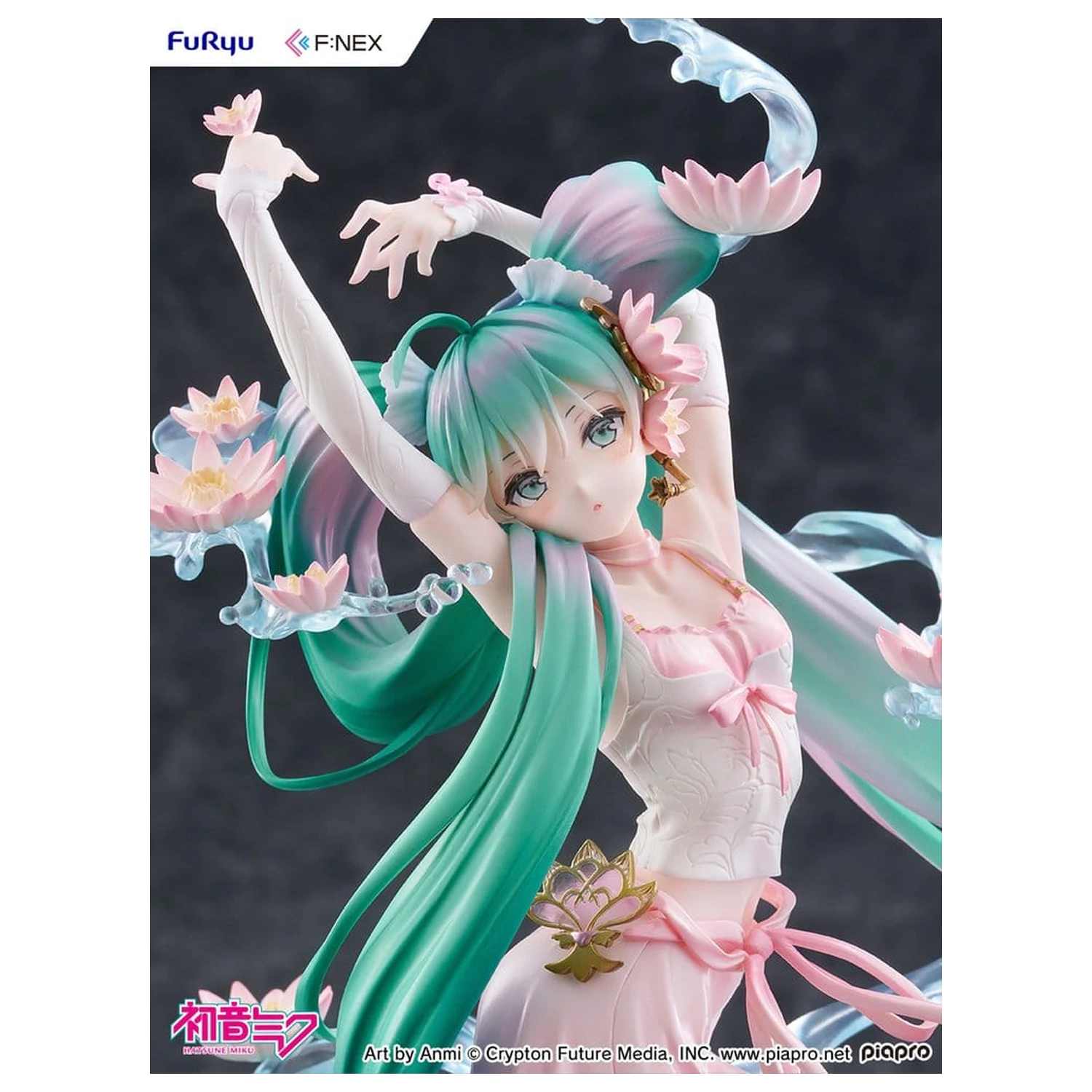 Hatsune Miku F:NEX PVC Statua 1/7 Water lily Ver. 27 cm zdjęcie produktu