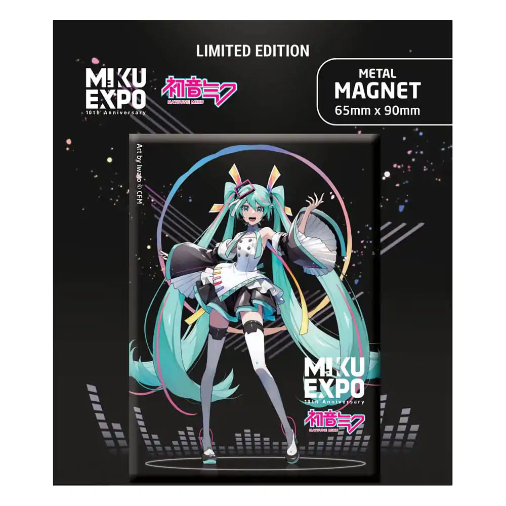 Magnes na lodówkę Hatsune Miku Miku Expo 10th Anniversary Art by Iwato Ver. Limited Edition zdjęcie produktu