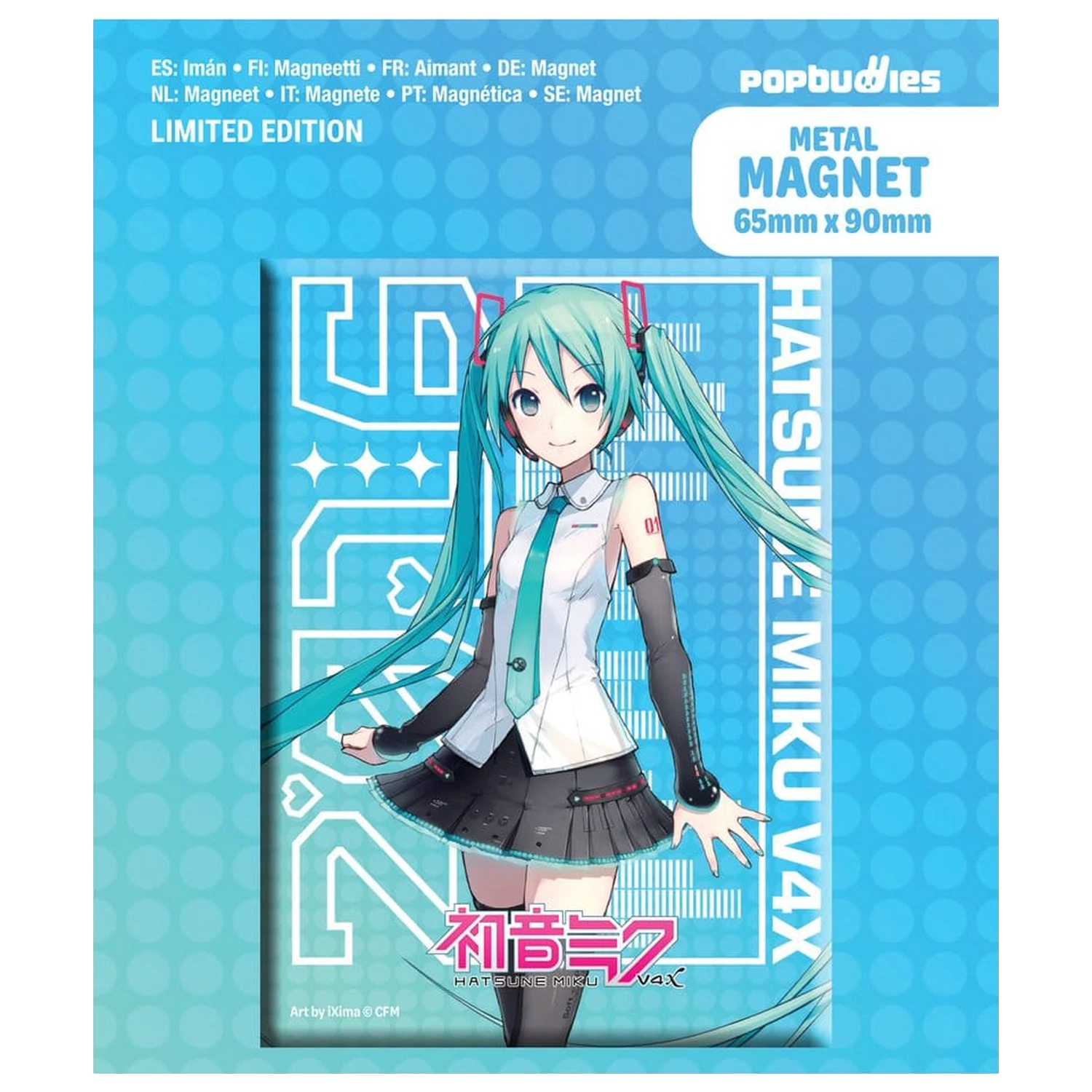 Hatsune Miku Magnes na lodówkę V4x Metalowy zdjęcie produktu